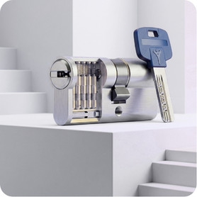 New high-security deadbolt fitted to a Vancouver front door